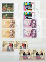 1973-2007 MINTA bélyegek ívszéli párokban + ívszéli, vágott és szelvényes bélyegek 8 lapos közepes berakóban (36.000)