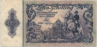 Ausztria 1950. 10Sch 2. kiadás T:III ázott papír
Austria 1950. 10 Schilling second edition C:F wet paper