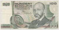 Ausztria 1984. 100Sch + 1986. 50Sch T:III kis szakadás
Austria 1984. 100 Schilling + 1986. 50 Schilling C:F small tear