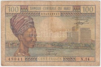 Mali 1972-1973. 100Fr T:III
Mali 1972-1973. 100 Francs C:F