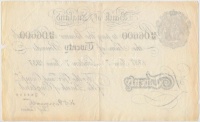 Nagy-Britannia 1937. 20Ł a második világháborús 'Bernhard művelet' hamis bankjegye T:III papírhiány Great Britain 1937. 20 Pounds fake banknote of 'Operation Bernhard' in World War II C:F paper damage