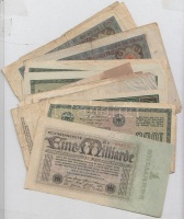 Németország / Weimari Köztársaság 1919-1923. 30db-os vegyes bankjegy tétel T:vegyes
Germany / Weimar Republic 1919-1923. 30pcs of banknotes C:mixed