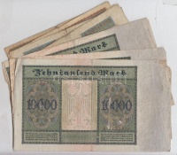 Németország / Weimari Köztársaság 1919-1923. 30db-os vegyes bankjegy tétel T:vegyes
Germany / Weimar Republic 1919-1923. 30pcs of banknotes C:mixed