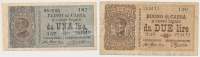 Olaszország 1914-1917. 1L + 1920-1922. 2L T:III
Italy 1914-1917. 1 Lira + 1920-1922. 2 Lire C:F