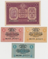 Olaszország / Velence / Osztrák-magyar megszállás 1918. 5c + 10c + 50c + 1L + 2L + 10L + 20L T:I-,II,III,III-
Italy / Venice / Austro-Hungarian occupation 1918. 5 Centesimi + 10 Centesimi + 50 Centesimi + 1 Lira + 2 Lire + 10 Lire + 20 Lire