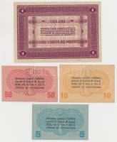 Olaszország / Velence / Osztrák-magyar megszállás 1918. 5c + 10c + 50c + 1L + 2L + 10L + 20L T:I-,II,III,III-
Italy / Venice / Austro-Hungarian occupation 1918. 5 Centesimi + 10 Centesimi + 50 Centesimi + 1 Lira + 2 Lire + 10 Lire + 20 Lire