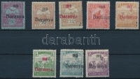 Baranya I. 1919 8 klf érték antikva számokkal (18.400) / 8 different stamps with antiqua numbers. Signed: Bodor