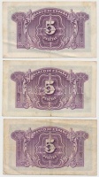 Spanyolország 1931-1935. 5P-25P (7x) T:III
Spain 1931-1935. 5 Pesetas - 25 Pesetas (7x) C:F