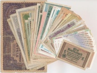 51db-os vegyes külföldi bankjegy tétel, közte Jugoszlávia, Német 3. Birodalom T:I,II,III,III-,IV
51pcs of various banknotes, including Yugoslavia, German Third Reich C:UNC,XF,F,VG,G
