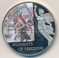 Libéria 2006. 10$ 'Szabadság pillanatai - Szlovák felkelés 1944' multicolor, tanúsítvánnyal T:PP ujjlenyomat
Liberia 2006. 10 Dollars 'Moments of Freedom - National Slovak uprising 1944' multicolor, with certificate C:PP fingerprint