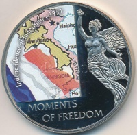 Libéria 2006. 10$ 'Szabadság pillanatai - Indokína függetlensége 1954' multicolor, tanúsítvánnyal T:PP 
Liberia 2006. 10 Dollars 'Moments of Freedom-Independence of Indochina 1954' multicolor, with certificate C:PP