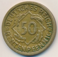 Német Birodalom / Weimari Köztársaság 1924F 50Pf T:2 
Germany / Weimar Republic 1924F 50 Pfennig C:XF