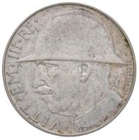 Olaszország 1928R 20L Ag 'Az I. Világháború végének 10. évfordulója' T:2 patina
Italy 1928R 20 Lire Ag '10th Anniversary - End of World War I' C:XF patina
Krause KM# 70