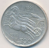 Olaszország 1961. 500L Ag 'Olasz egység századfordulója' T:2
Italy 1961. 500 Lire Ag 'Italian Unification Centennial' C:XF