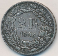 Svájc 1905B 2Fr Ag T:2,2-
Switzerland 1905B 2 Francs Ag C:XF,VF