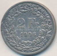 Svájc 1906B 2Fr Ag T:2- ph.
Switzerland 1906B 2 Francs Ag C:VF edge error