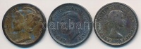 Vegyes: Amerikai Egyesült Államok 1923S 1d Ag 'Mercury' + Kanada 1942-1962. 10c Ag (2x) 'VI. György' + 'II. Erzsébet' T:2,2-,3 patina, ph.
Mixed: USA 1923S 1 Dime Ag 'Mercury' + Canada 1942-1962. 10 Cents Ag (2x) 'George VI' + 'Elizabeth II'