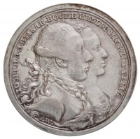 Ausztria 1760. 'II. József és Bourbon Izabella pármai hercegnő' jelzetlen Ag emlékérem esküvőjük alkalmából. Szign.: Franz Anton Widemann (6,72g/28mm) T:2,2- ph.
Austria 1760. 'IOSEPH  A  A  ELISAB  BOVRB  PHILIP  HISP  INF  FILLIA /