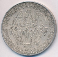 Ausztria 1967. Ezüstözött Br naptár emlékérem. Szign.: Köttenstorfer (40mm) T:2
Austria 1967. Silver plated Br calendar medallion. Sign.: Köttenstorfer (40mm) C:XF