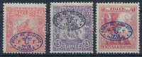 Debrecen I. 1919 Hadisegély III. sor (13.000) / Mi 11-13 Signed: Bodor