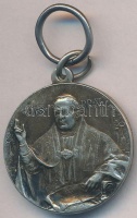 Vatikán 1925. 'XI. Piusz Pápa' ezüstözött fém medál (26mm) T:2
Vatican 1925. 'Pope Pius XI' silver plated medallion (26mm) C:XF