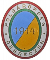 1914. 'Polgárőrség Debreczen' zománcozott fém jelvény 'LÖFKOVITS A. és Tsa.' gyártói jelzéssel (66x55mm) T:2
Hungary 1914. 'Militia of Debrecen' enamelled metal badge with maker's mark 'LÖFKOVITS A. és Tsa.' (66x55mm) C:XF