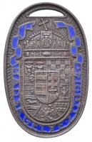 Zutt Richard (1887-1938) 1914. 'Hadsegélyező' zománcozott ovális jelzetlen Ag medál (33,1g/53x33mm) T:2
Hungary 1914. 'Hungarian War Medal for Volunteers 1914' commemorative enamelled unmarked Ag medal. Sign: Richard Zutt (33,1g/53x33mm)