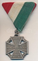 1916. 'Károly - Csapatkereszt' cink kitüntetés nem eredeti mellszalaggal T:2-
Hungary 1916. 'Karl Troop Cross' zinc decoration with not original ribbon C:VF