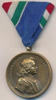 1938. 'Felvidéki Emlékérem - II. Rákóczi Ferenc' Br emlékérem nem eredeti mellszalaggal T:2
Hungary 1938. 'Commemorative Medal for the Liberation of Upper Hungary' bronze medal with not original ribbon C:XF