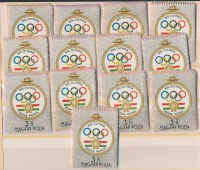 1960 Olimpia (III.) - Róma 13 db sor (10.400)