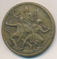 Berán Lajos (1882-1943) 1943. 'Országos Levente Verseny' Br díjérem (32,5mm) T:2-