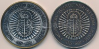 1994. 'A Magyar Katonai Térképeszet magalakulásának emlékére 1919-1994' 2db kétoldalas fém érem (65mm) T:2