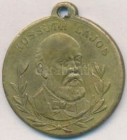 1894. 'Kossuth Lajos / Szabadság, Egyenlőség, Testvériség 1848' Cu emlékérem modern szalaggal (30,5mm) T:2- ph.