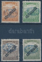 Debrecen I. 1919 4 klf Arató/Köztársaság érték Bodor vizsgálójellel (6.500)