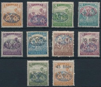 Debrecen I. 1919 10 klf Arató érték Bodor vizsgálójellel (25.700)