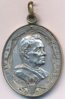 Vatikán DN 'X. Pius' ezüstözött Cu medál (34x29mm) T:2-
Vatican ND 'Pius X' silver plated Cu medal (34x29mm) C:VF