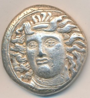 Ókori Görögország / Thesszália / Larissza Kr. e. 395-244. Drachma fém replikája 'R' jelzéssel T:2
Ancient Greece / Thessaly / Larissa 395-244. BC Drachm metal replica with 'R' mark C:XF