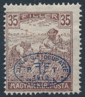 Debrecen I. 1919 Arató 35f Bodor vizsgálójellel (12.000)