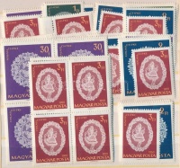 1960 Halasi csipke (I.) 13 db sor, közte összefüggések (10.400)