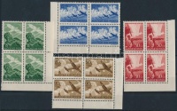 1942 Repülő alap (III) sor ívsarki négyestömbökben (2.000)