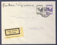 1927 Légi levél Berlinbe / Airmail cover to Berlin
