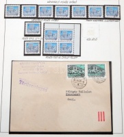 Nyomdai eltérések gyűjteménye 1965-1973 benne több száz bélyeg, sok blokk, néhány FDC Lindner gyűrűs borítóban házi készítésű albumlapokon: poloskák, szineltolódások, színeltérések, festékezési hibák, elfogazások stb.
