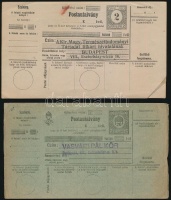 8 db használatlan díjjegyes postautalvány