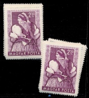 1953 Népviseletek (I.) 2 db sor (10.000)