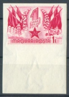 1955 Május 1 ívszéli vágott bélyeg (6.000)