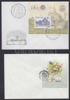 1978-1996 10 db FDC, közte 3 db blokk