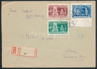 1951 Ajánlott levél 2Ft bérmentesítéssel és szükségragjeggyel