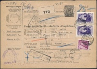 1957 Csomagszállító Brüsszelbe 23Ft bérmentesítéssel