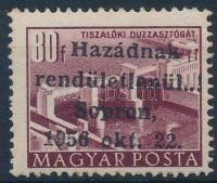 1956 Soproni felülnyomás 80f garancia nélkül
