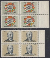 1957 NOSZF 'A' sor ívszéli négyestömbökben (24.000)